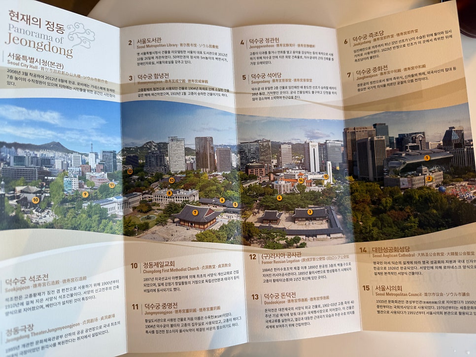 Jeongdong-gil walking map
