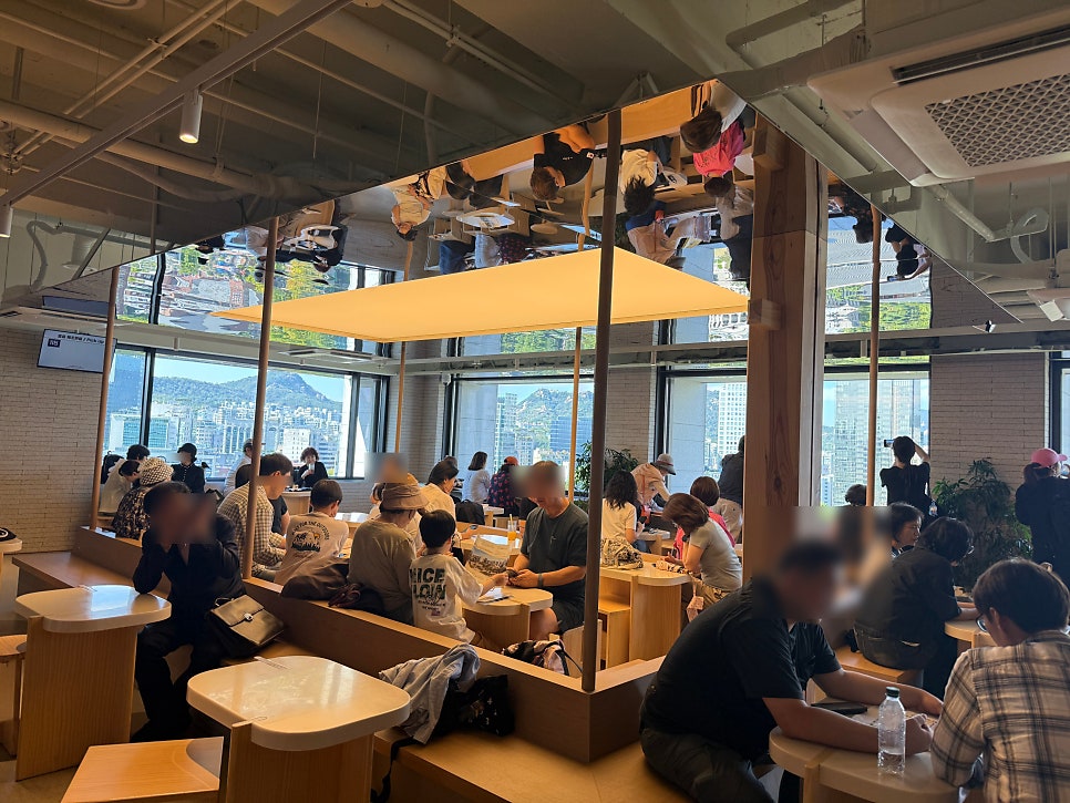 Café seats filling up right after opening