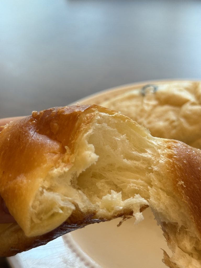 Daytique salt bread served on a plate