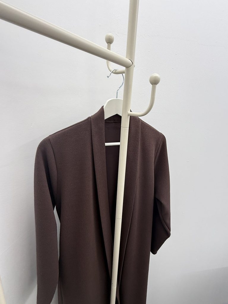 Gown and treatment wear ready in the wardrobe
