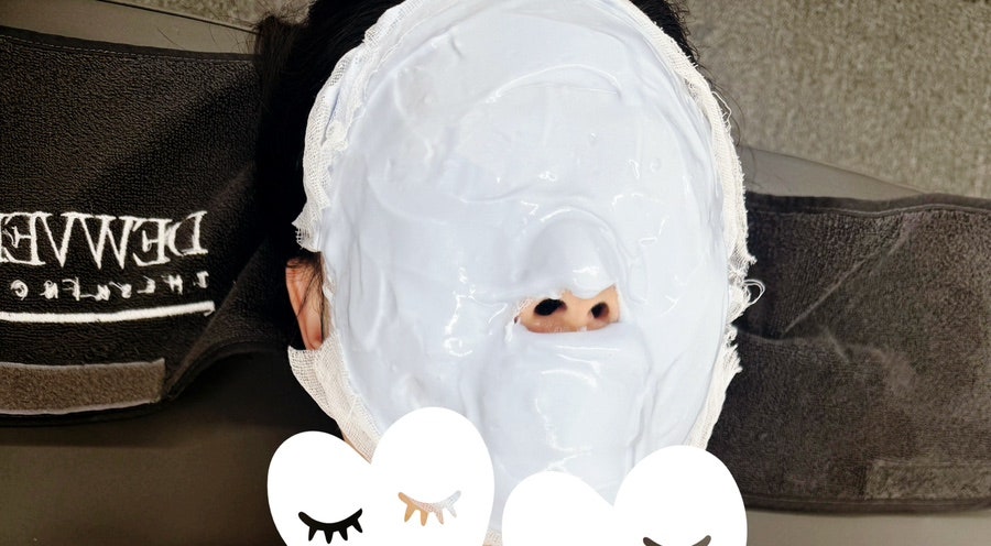 Cooling modeling mask after the treatment