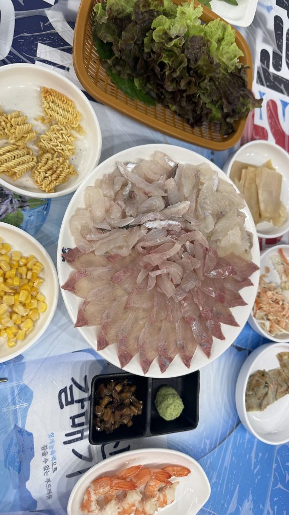 Plate of wild-caught mixed sashimi