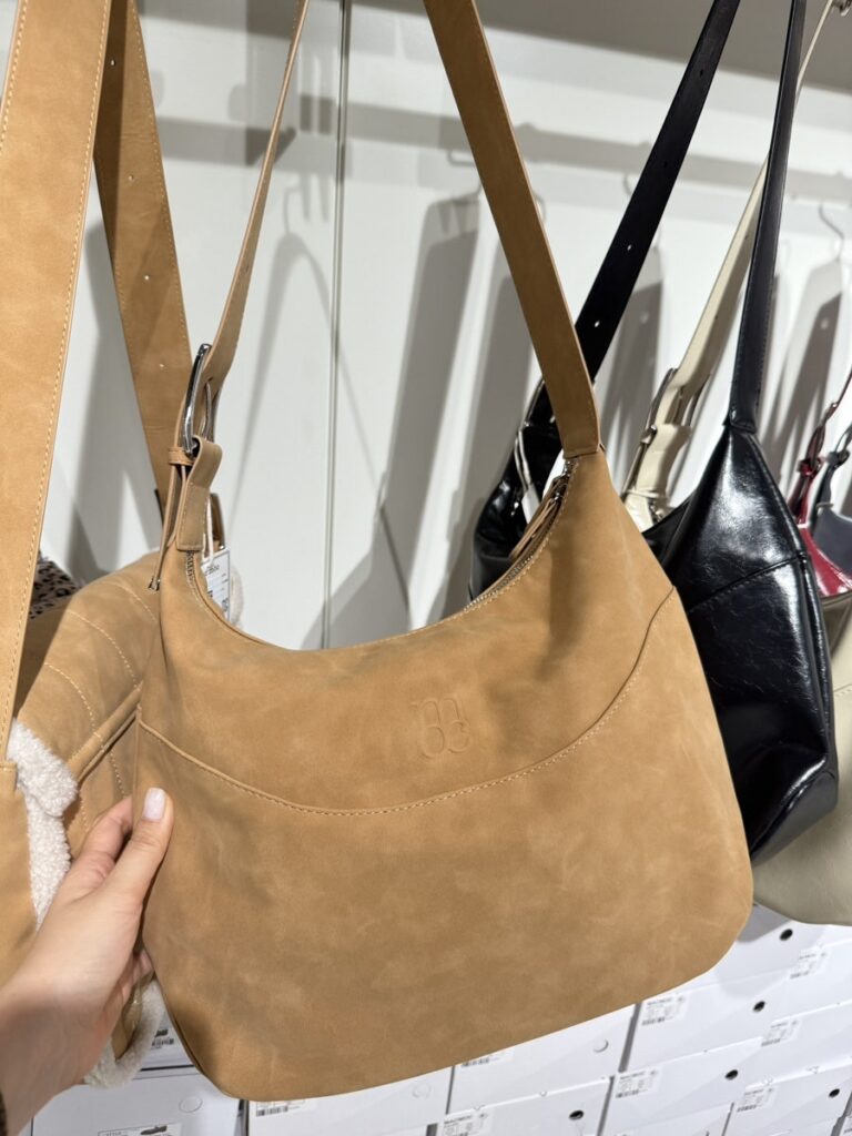 Suede shoulder bag I almost bought