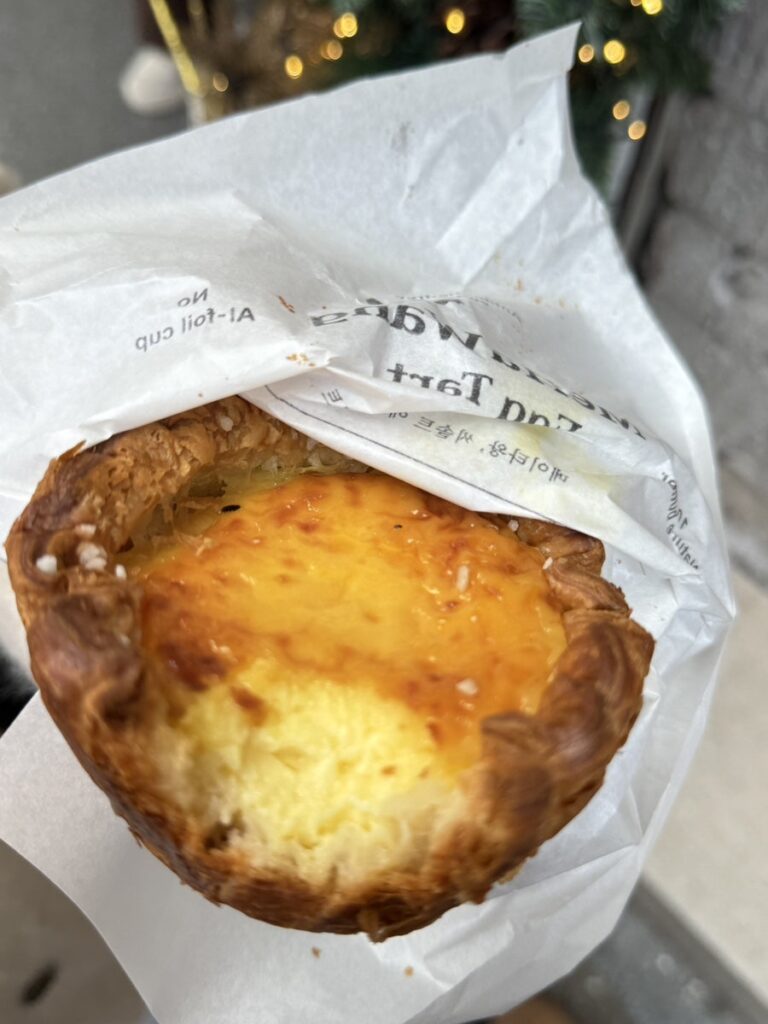 Close-up of the caramelized top with salt flakes