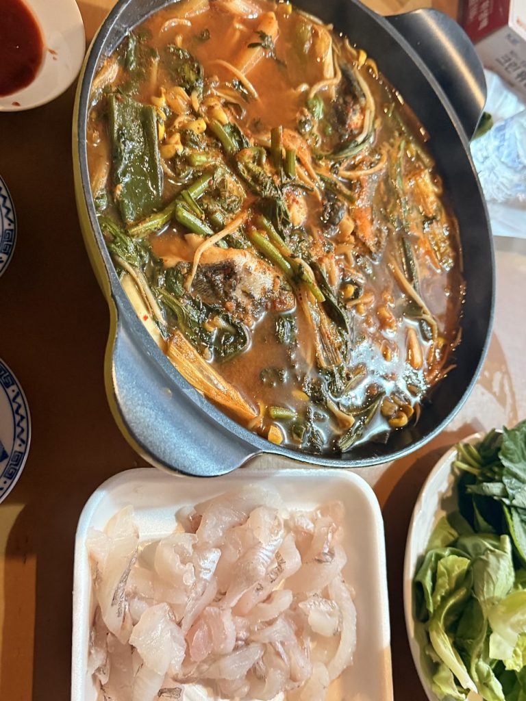 Spicy fish stew with rockfish