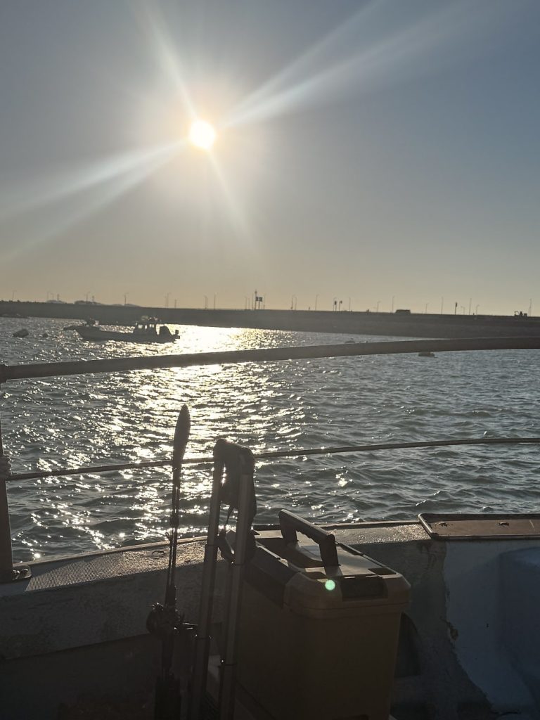 Morning boat ride from Samgilpo pier
