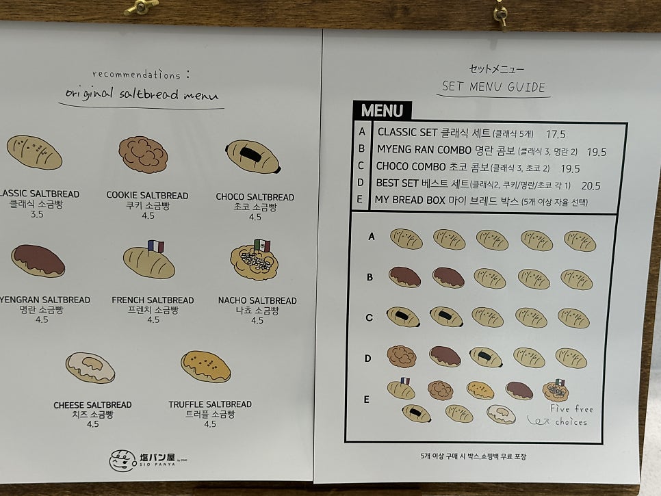 Shiopanya set menu prices