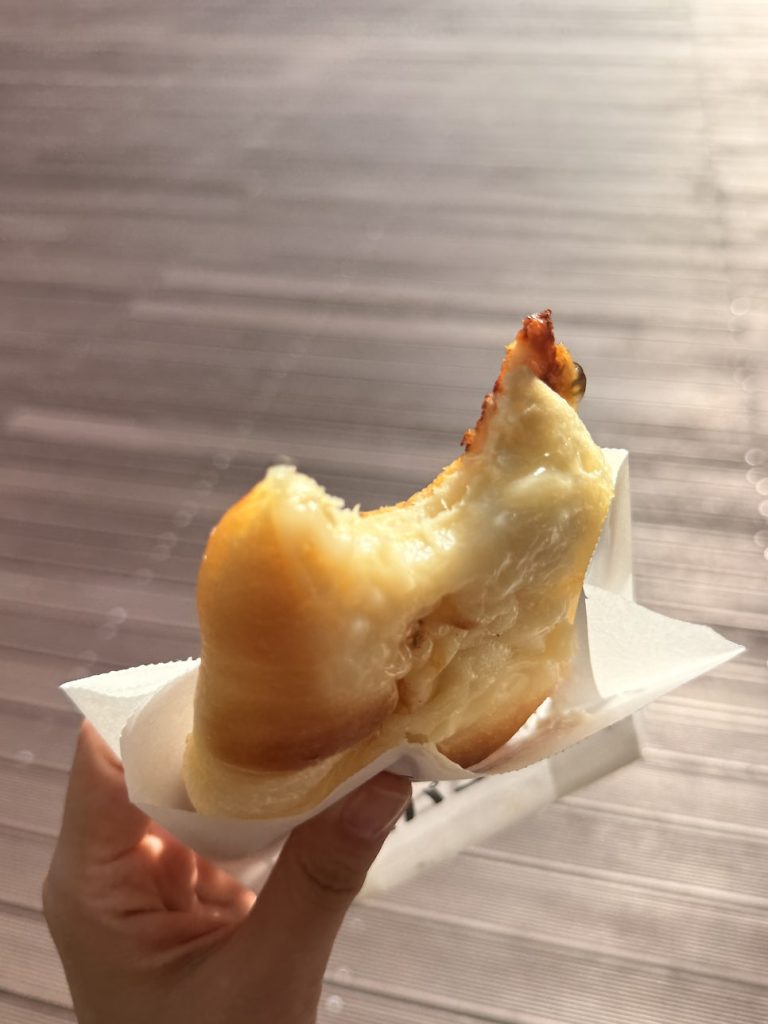 Inside of the cheese salt bread