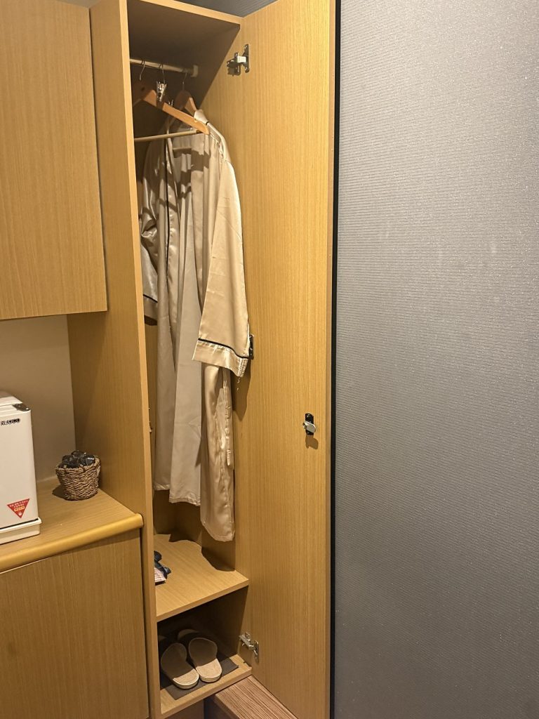 Separate changing room